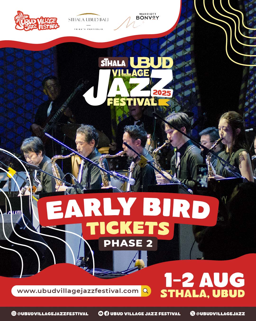 Early Bird Tickets Sthala - Ubud Village Jazz Festival 2025